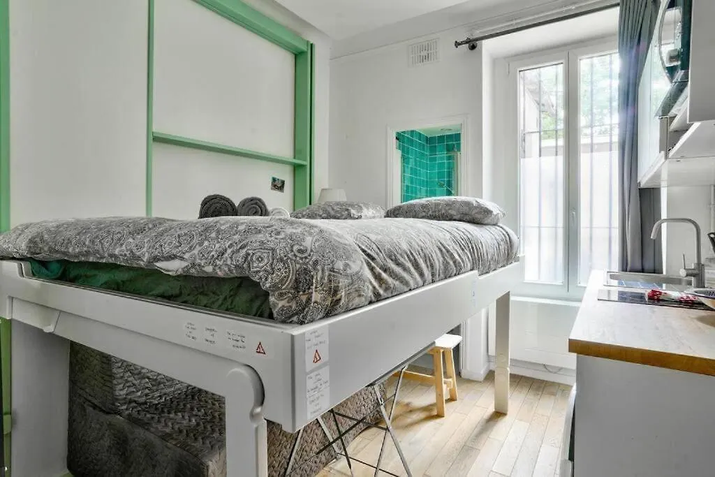 Apartmán Cozy Nest - Montmartre Caulaincourt Paříž 0*,